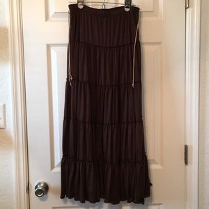 Long Brown Skirt